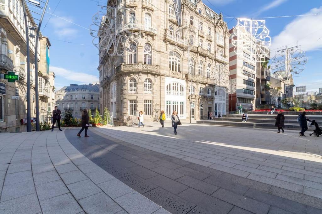 Ferienwohnung En Un Edificio Senorial: Duplex Totalmente Nuevo. Vigo Exterior foto
